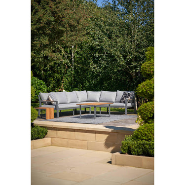 Pacific Lifestyle - Stockholm Anthracite Outdoor Corner Seating Set