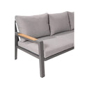 Pacific Lifestyle - Stockholm Anthracite Outdoor Corner Seating Set