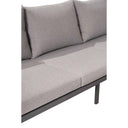 Pacific Lifestyle - Stockholm Anthracite Outdoor Corner Seating Set