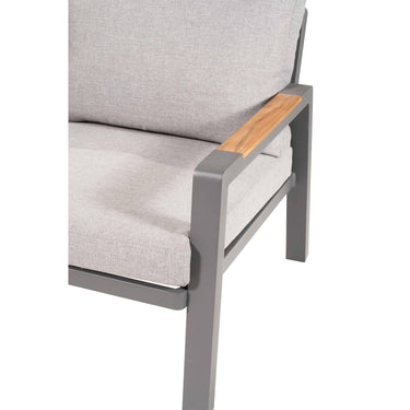 Pacific Lifestyle - Stockholm Anthracite Outdoor Seating Set