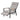 Pacific Lifestyle - Stockholm Anthracite Recliner Set. Outdoor loungers and side table.