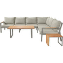 Pacific Lifestyle - Stockholm Limestone Outdoor Corner Seating Set