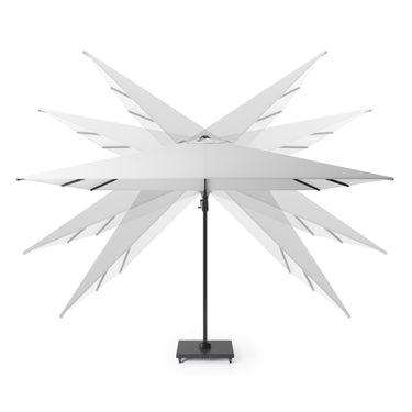 Platinum - Challenger T2 3.5 x 2.6m Rectangular Anthracite Free Arm Parasol