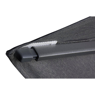 Platinum - Challenger T2 3.5 x 2.6m Rectangular Anthracite Free Arm Parasol