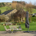Platinum - Challenger T2 3.5 x 2.6m Rectangular Anthracite Free Arm Parasol