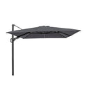 Platinum - Challenger T2 3.5 x 2.6m Rectangular Anthracite Free Arm Parasol