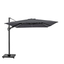 Platinum - Challenger T2 3.5 x 2.6m Rectangular Anthracite Free Arm Parasol