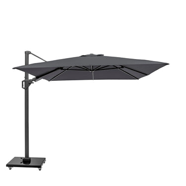 Platinum - Challenger T2 3.5 x 2.6m Rectangular Anthracite Free Arm Parasol