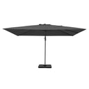 Platinum - Challenger T2 3.5 x 2.6m Rectangular Anthracite Free Arm Parasol