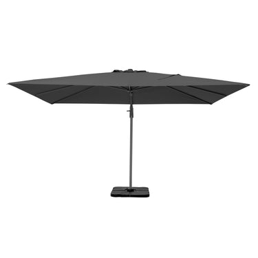 Platinum - Challenger T2 3.5 x 2.6m Rectangular Anthracite Free Arm Parasol