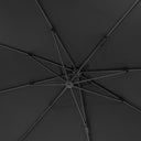 Platinum - Challenger T2 3.5 x 2.6m Rectangular Anthracite Free Arm Parasol