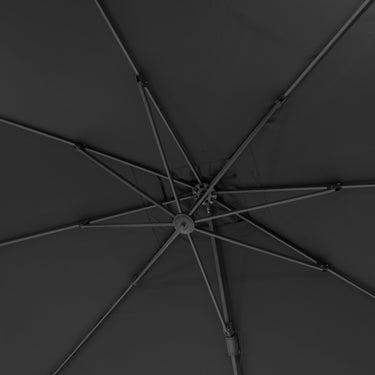Platinum - Challenger T2 3.5 x 2.6m Rectangular Anthracite Free Arm Parasol