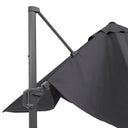 Platinum - Challenger T2 3.5 x 2.6m Rectangular Anthracite Free Arm Parasol