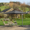 Platinum - Challenger T2 3.5 x 2.6m Rectangular Anthracite Free Arm Parasol