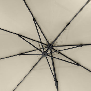 Platinum - Challenger T2 3.5 x 2.6m Rectangular Champagne Free Arm Parasol