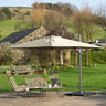 Platinum - Challenger T2 3.5 x 2.6m Rectangular Champagne Free Arm Parasol