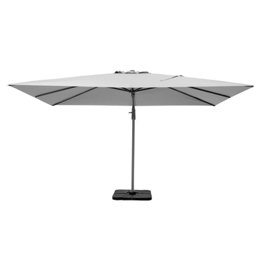Platinum - Challenger T2 3.5 x 2.6m Rectangular Luna Grey Free Arm Parasol