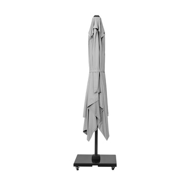 Platinum - Challenger T2 3.5 x 2.6m Rectangular Luna Grey Free Arm Parasol