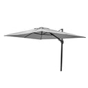 Platinum - Challenger T2 3.5 x 2.6m Rectangular Luna Grey Free Arm Parasol