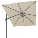 Platinum - Challenger T2 3.5 x 2.6m Rectangular Premium Champagne Free Arm Parasol