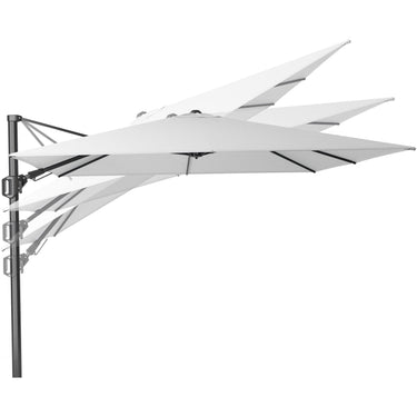 Platinum - Challenger T2 3.5 x 2.6m Rectangular Premium Champagne Free Arm Parasol