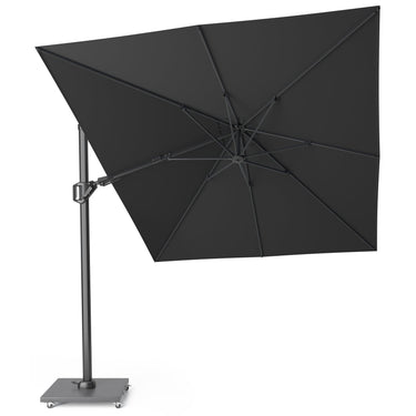 Platinum - Challenger T2 3.5 x 2.6m Rectangular Premium Faded Black Free Arm Parasol