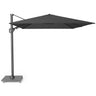Platinum - Challenger T2 3.5 x 2.6m Rectangular Premium Faded Black Free Arm Parasol