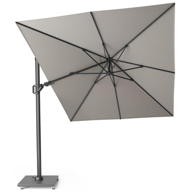 Platinum - Challenger T2 3.5 x 2.6m Rectangular Premium Manhattan Grey Free Arm Parasol