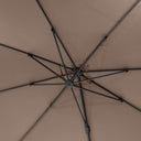 Platinum - Challenger T2 3.5 x 2.6m Rectangular Taupe Free Arm Parasol