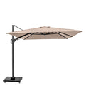Platinum - Challenger T2 3.5 x 2.6m Rectangular Taupe Free Arm Parasol
