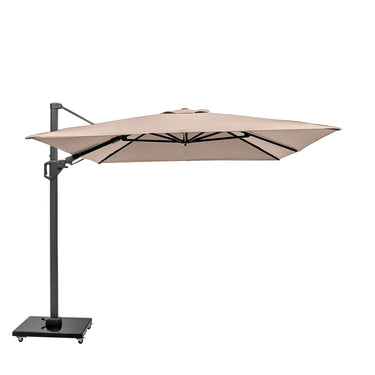 Platinum - Challenger T2 3.5 x 2.6m Rectangular Taupe Free Arm Parasol