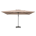 Platinum - Challenger T2 3.5 x 2.6m Rectangular Taupe Free Arm Parasol