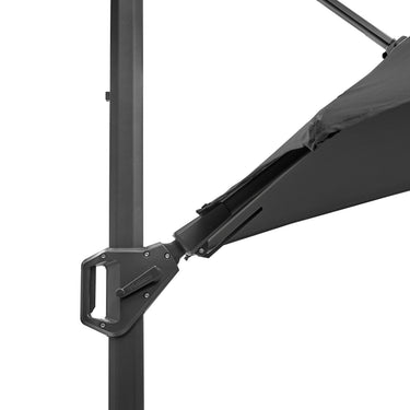 Platinum - Challenger T2 3m Square Anthracite Free Arm Parasol