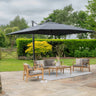 Platinum - Challenger T2 3m Square Anthracite Free Arm Parasol