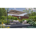 Platinum - Challenger T2 3m Square Champagne Free Arm Parasol