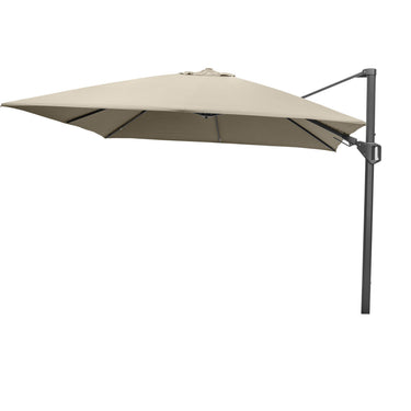 Platinum - Challenger T2 3m Square Champagne Free Arm Parasol