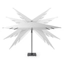 Platinum - Challenger T2 3m Square Champagne Free Arm Parasol
