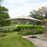 Platinum - Challenger T2 3m Square Champagne Free Arm Parasol