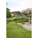 Platinum - Challenger T2 3m Square Luna Grey Free Arm Parasol