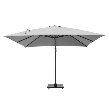 Platinum - Challenger T2 3m Square Luna Grey Free Arm Parasol