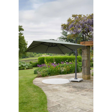 Platinum - Challenger T2 3m Square Olive Free Arm Parasol
