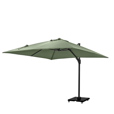 Platinum - Challenger T2 3m Square Olive Free Arm Parasol