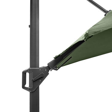 Platinum - Challenger T2 3m Square Olive Free Arm Parasol