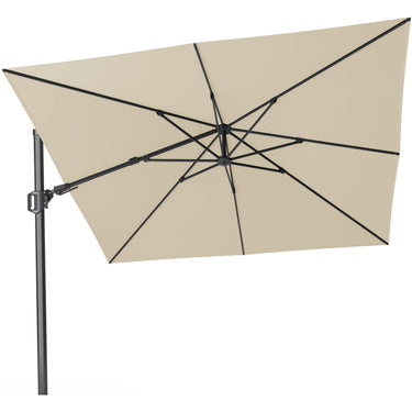 Platinum - Challenger T2 3m Square Premium Champagne Free Arm Parasol