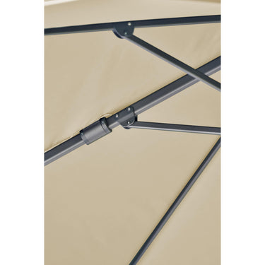 Platinum - Challenger T2 3m Square Premium Champagne Free Arm Parasol