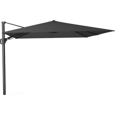 Platinum - Challenger T2 3m Square Premium Faded Black Free Arm Parasol