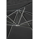 Platinum - Challenger T2 3m Square Premium Faded Black Free Arm Parasol