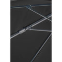 Platinum - Challenger T2 3m Square Premium Faded Black Free Arm Parasol