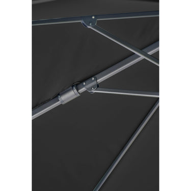 Platinum - Challenger T2 3m Square Premium Faded Black Free Arm Parasol