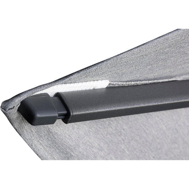 Platinum - Challenger T2 3m Square Premium Havana Taupe Free Arm Parasol